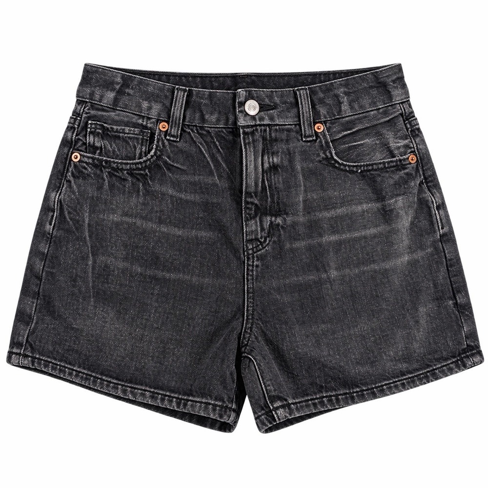 American Eagle Curvy Mom Short 0 Strigid Black